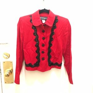 Vintage Ed Michaels Detailed Jacket Blazer